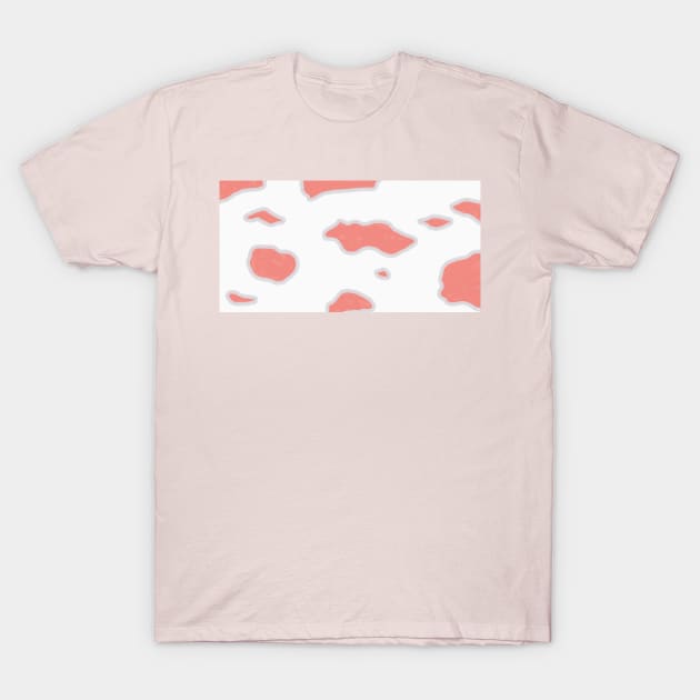 Pink Cow Print T-Shirt by Armun's